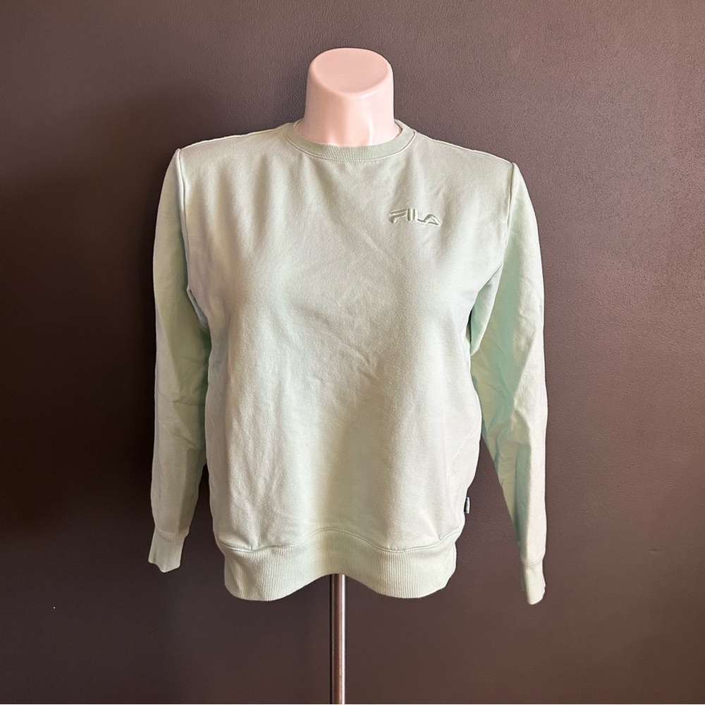 Fila Sport Women’s Mint Green Sweater Sweatshirt M